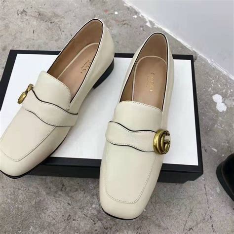 gucci white laces|gucci female loafers.